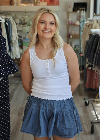 Bysanana Tank Top - White
