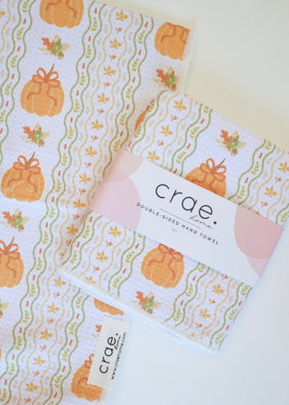 Fall Double-Sided Hand Towel