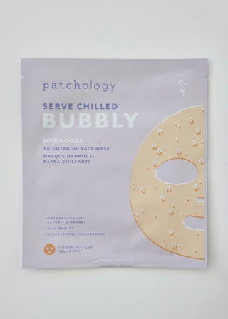 Serve Chilled Bubbly Brightening Hydrogel Mask