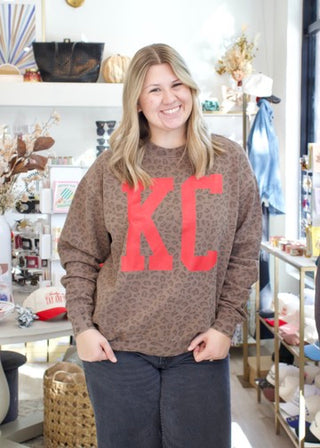 Cheetah KC Crewneck