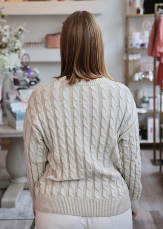 Byoluna Cable Jumper - Oyster