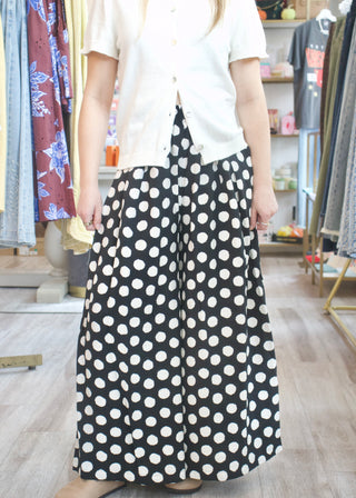Dot Pants - Black/White