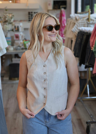 Bydazia Waistcoat - Rainy Day
