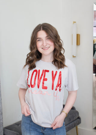 Love Ya Mean It Glitter Tee