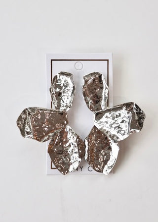 Eden Statement Earring - Silver