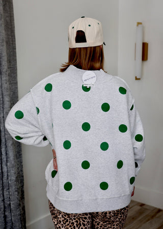 Lucky 2-Sided Mock Sweatshirt