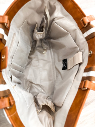 Woven Tiffany Organizer Tote