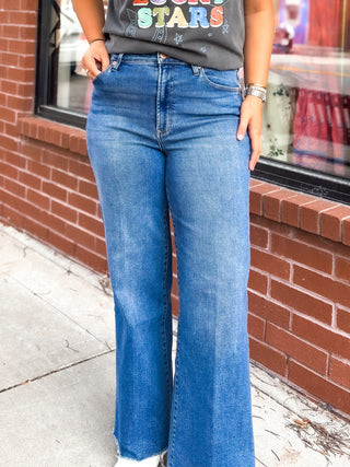 Fiona High Rise Denim - Midtown