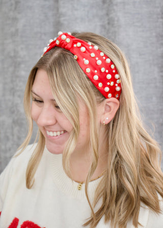 Christmas Pearl Headband