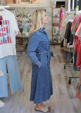 Bykapuca Dress - Mid Blue Denim