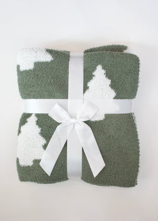Christmas Cozy Blankets - Olive Tree