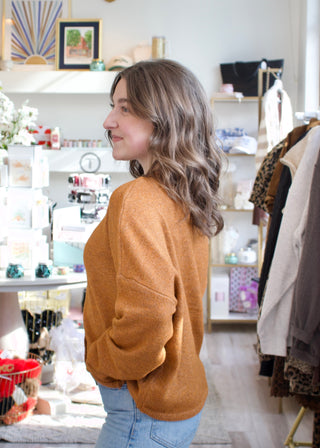 Piper Cardigan - Rust