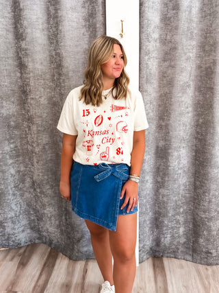 Kansas City Football Vibes Shirt - Ivory