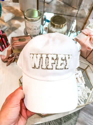 WIFEY Baseball Cap - White