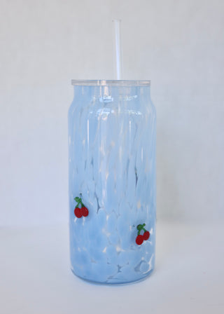 Summer 23oz Charm Glass - Cherry Pop