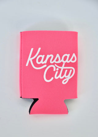KC Script Koozie - Pink