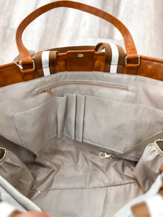 Woven Tiffany Organizer Tote