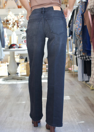 Taylor Mid High Rise Denim - Jet Set