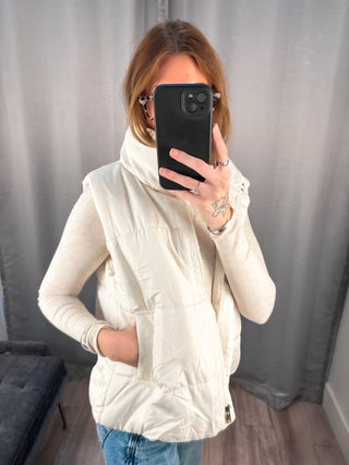 BP Puffer Vest - Ivory