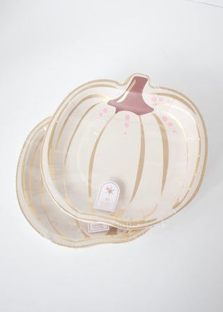 Gourdgeous Pumpkin Lunch Plates