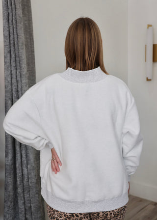 Lucky 2-Sided Mock Sweatshirt