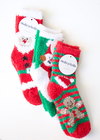 Christmas Fuzzy Socks