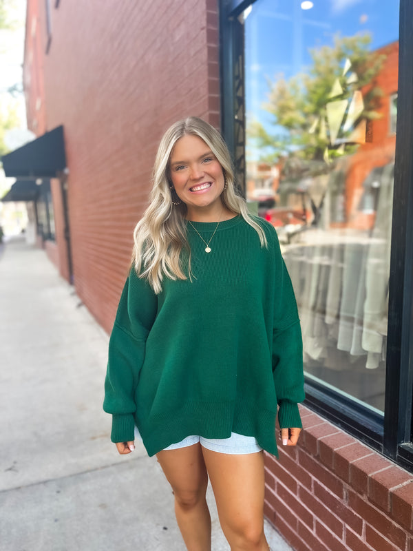 Can't Stress Enough Sweater - Green