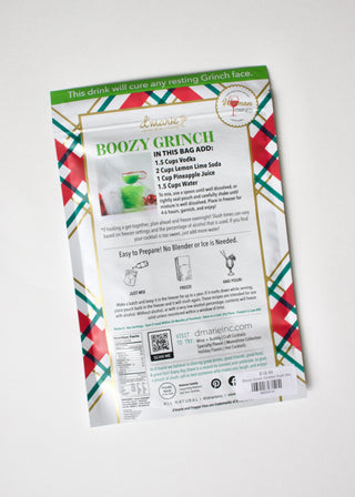 Boozy Grinch Cocktail Slush Mix