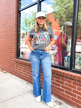 Fiona High Rise Denim - Midtown