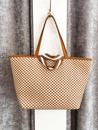 Woven Tiffany Organizer Tote
