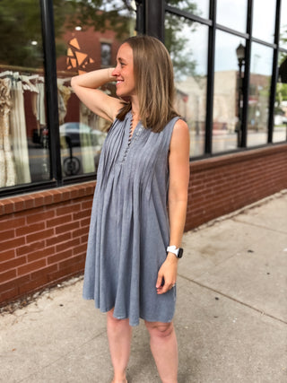 Floren Denim Dress L Floren Denim Dress L