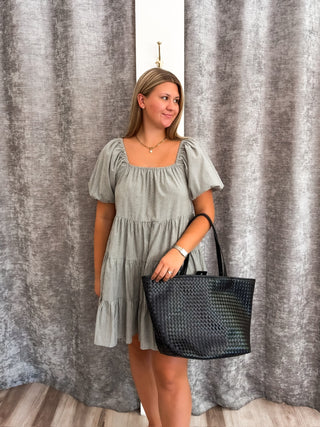 Woven Tiffany Organizer Tote