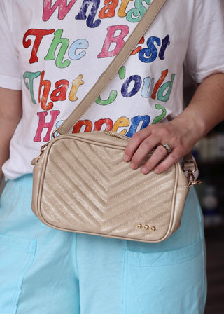 Coco Quilted Camera Crossbody Bag
