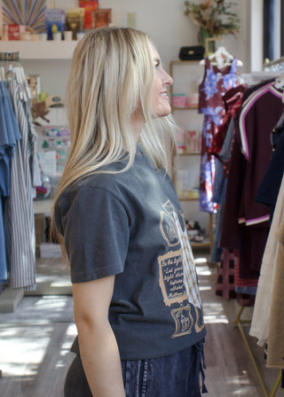 Be the Light Quilted Ghost Graphic Tee