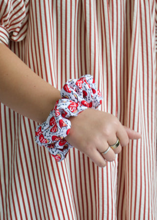 Football Oversized Scrunchy