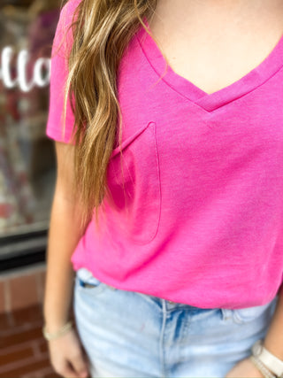The Pocket Tee - Pink