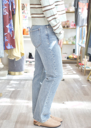 Anika Crop Flare Denim - Hazlett