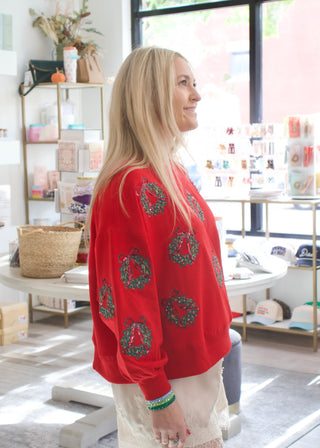 Millie Berry Wreaths Sweatshirt