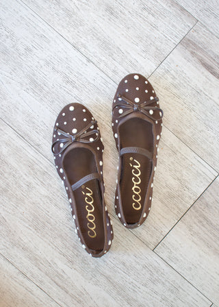 Carly Sheer Pearl Ballet Flat - Chocolate