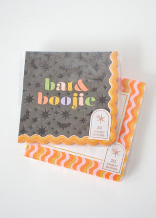 Bat & Boo-Jie Paper Cocktail Napkin