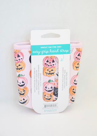 Fall Iced Cup Coolie - Pumpkin Stacks