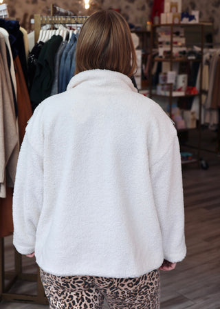 Mixed Media Denim Trim Jacket