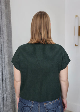 Knit Muscle Sweater - Green