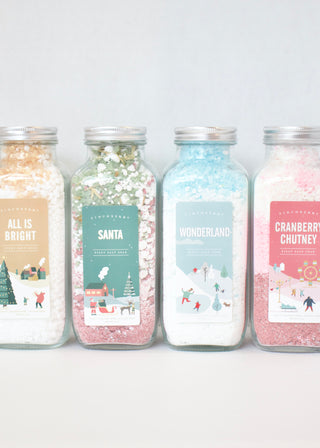 Holiday Fizzy Salt Soak