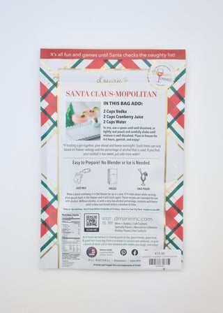 Santa Claus-mopolitan Cocktail Slush Mix