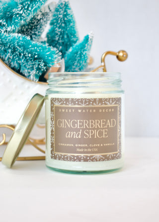 9oz Soy Candle - Gingerbread and Spice