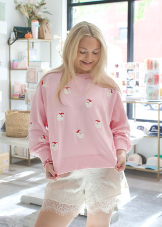 Millie Small Santas Sweatshirt