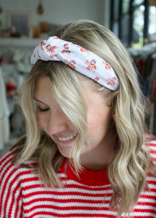 Football Knotted Headband