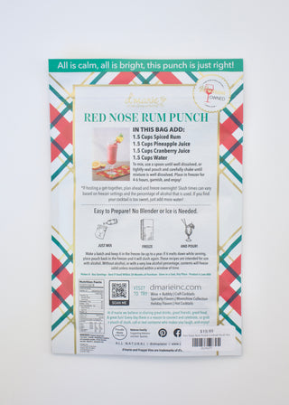 Red Nose Rum Punch Cocktail Slush Mix