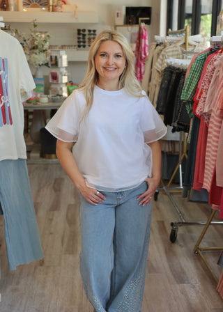 Ihnabea Top - White